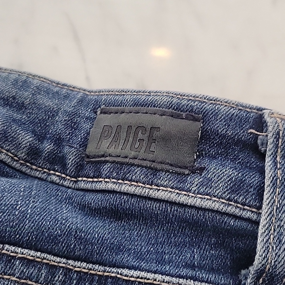 PAIGE Women's Flora Straight Jeans - Picture 7 of 8